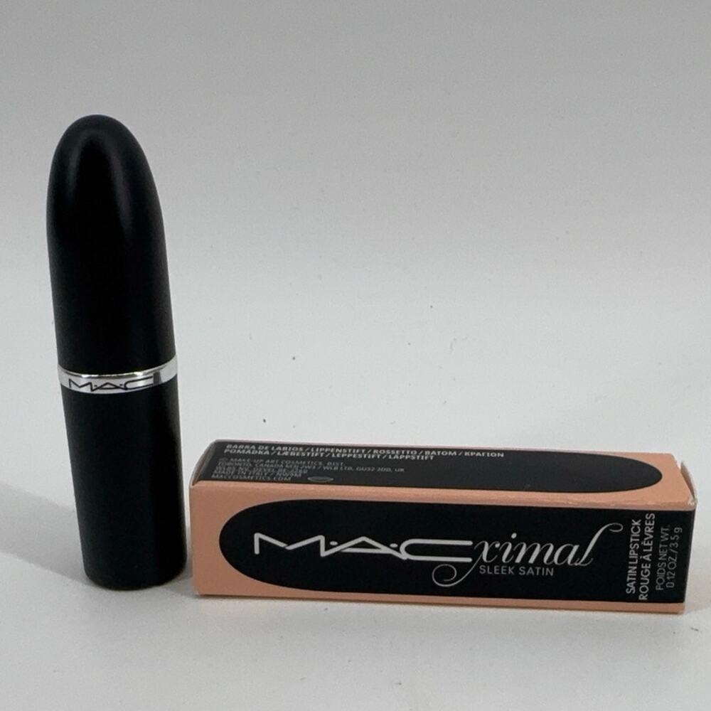 M·A·C MACximal 833 Crème D’Nude Sleek Satin Lipstick 0.12 oz New In Box